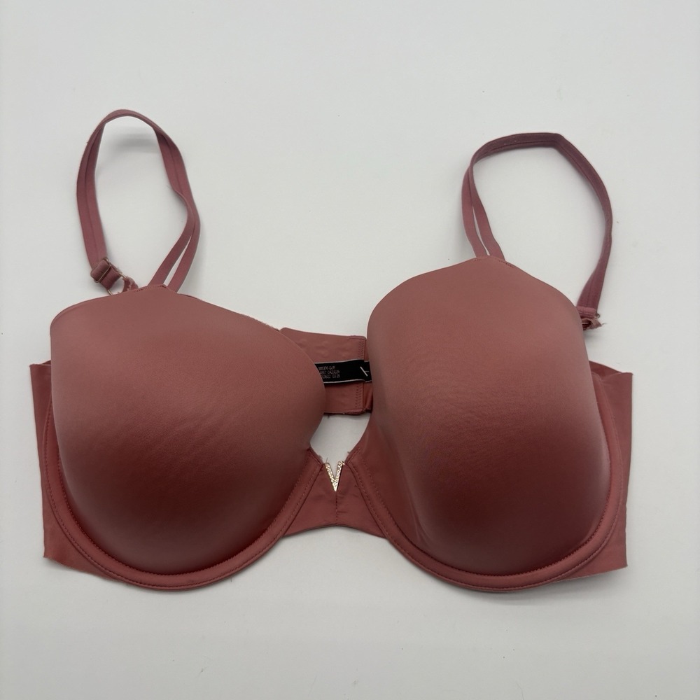 Victoria's Secret Lined Perfect Coverage Bra 34DDD F75 Dusty Rose